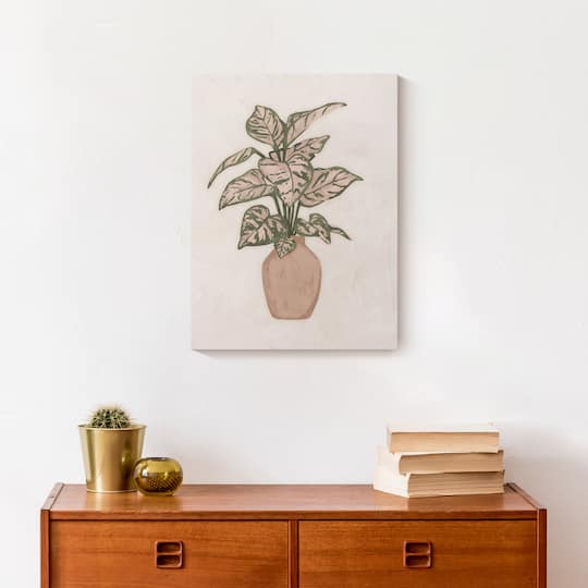Boho Plant 12" x 16" Canvas Wall Art